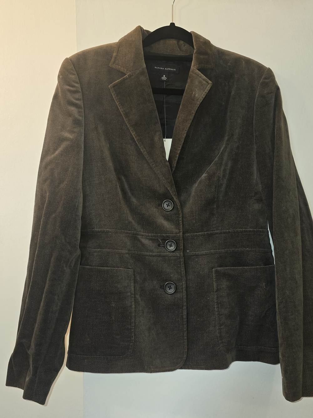 NWT Banana Republic Women's Brown Suede Blazer Jacket